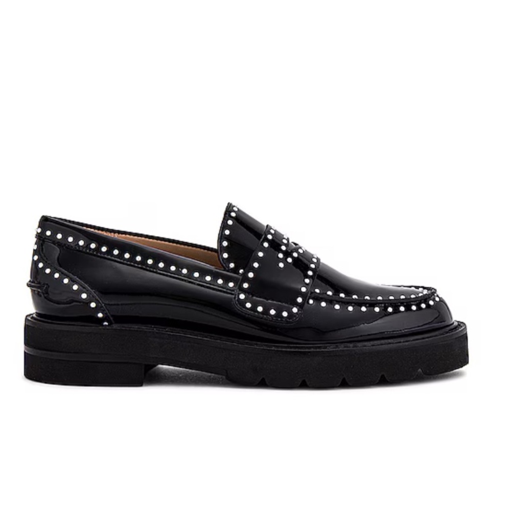 Parker Lift Mini Pearl Loafer in Black Patent
Stuart Weitzman